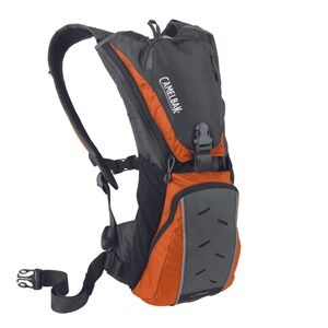 CamelBak Lobo Hydration Pack 3L 100oz Charcoal Orange Mountain Bike Hiking Bag